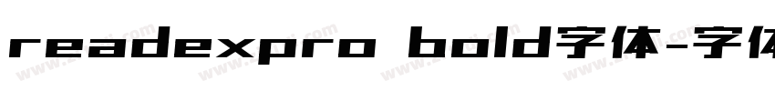 readexpro bold字体字体转换